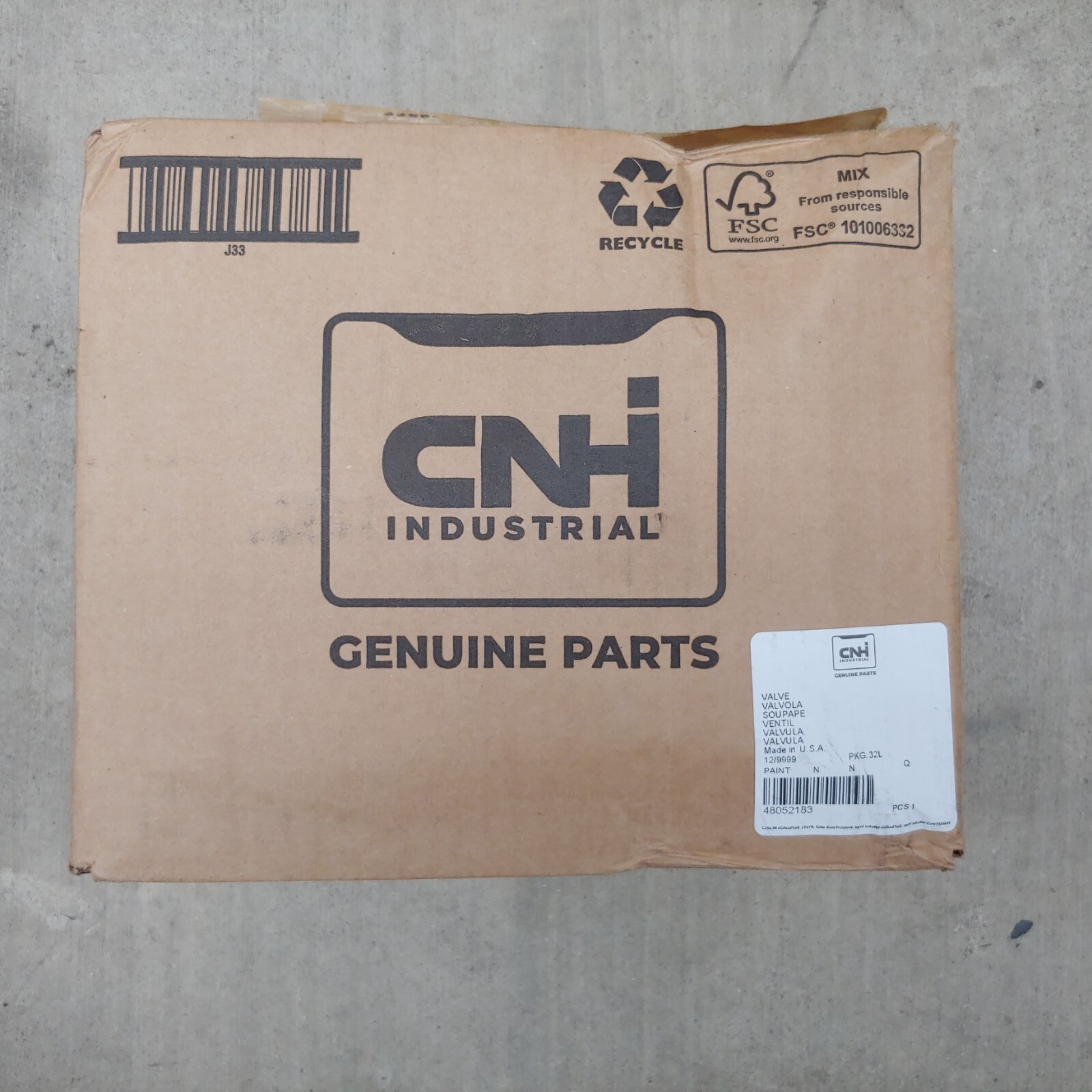 CNH Valve, PN# 48052183