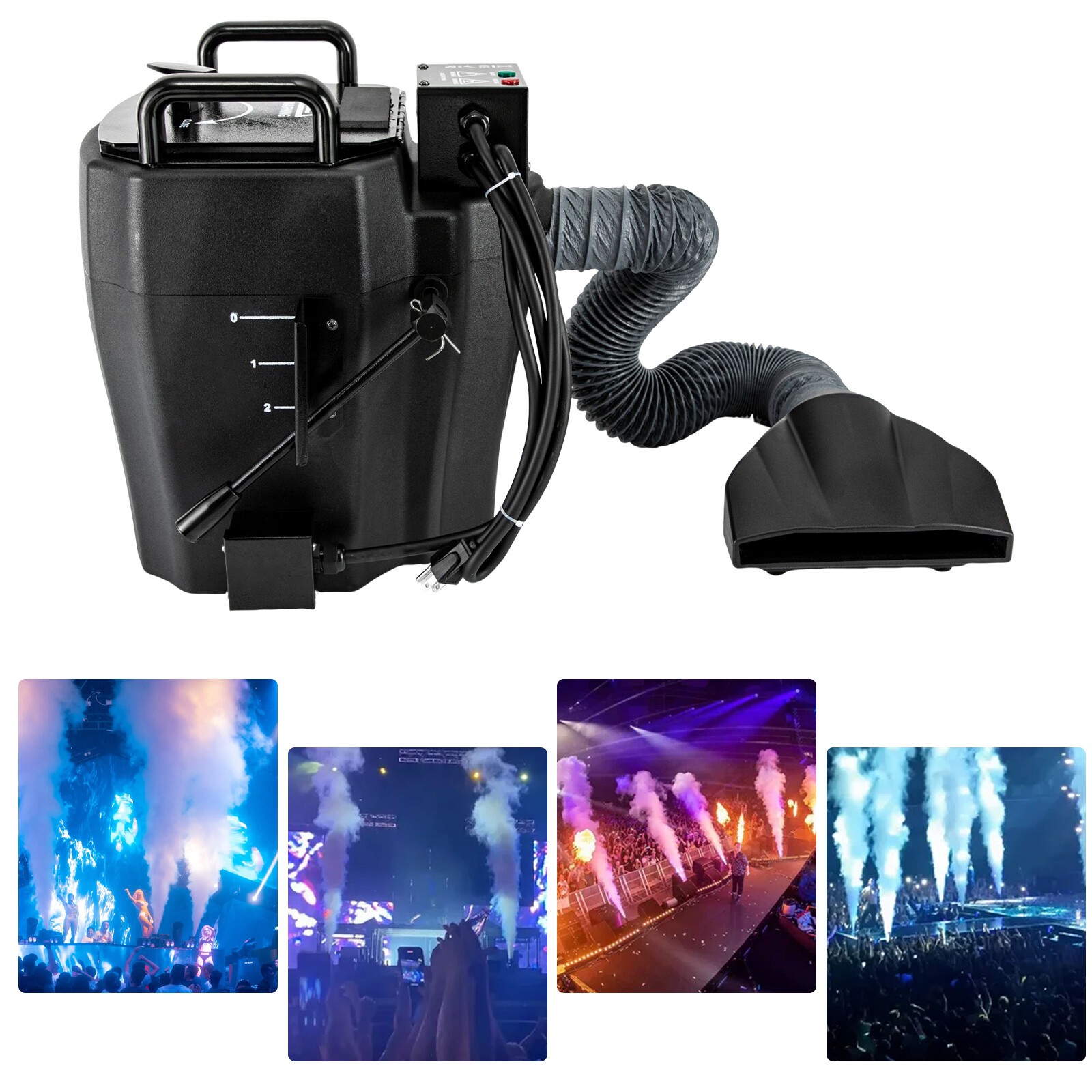 Low Lying Smoke Fog Machine 3500W Stage DJ Dry Ice Fog Machine Effect Wedding