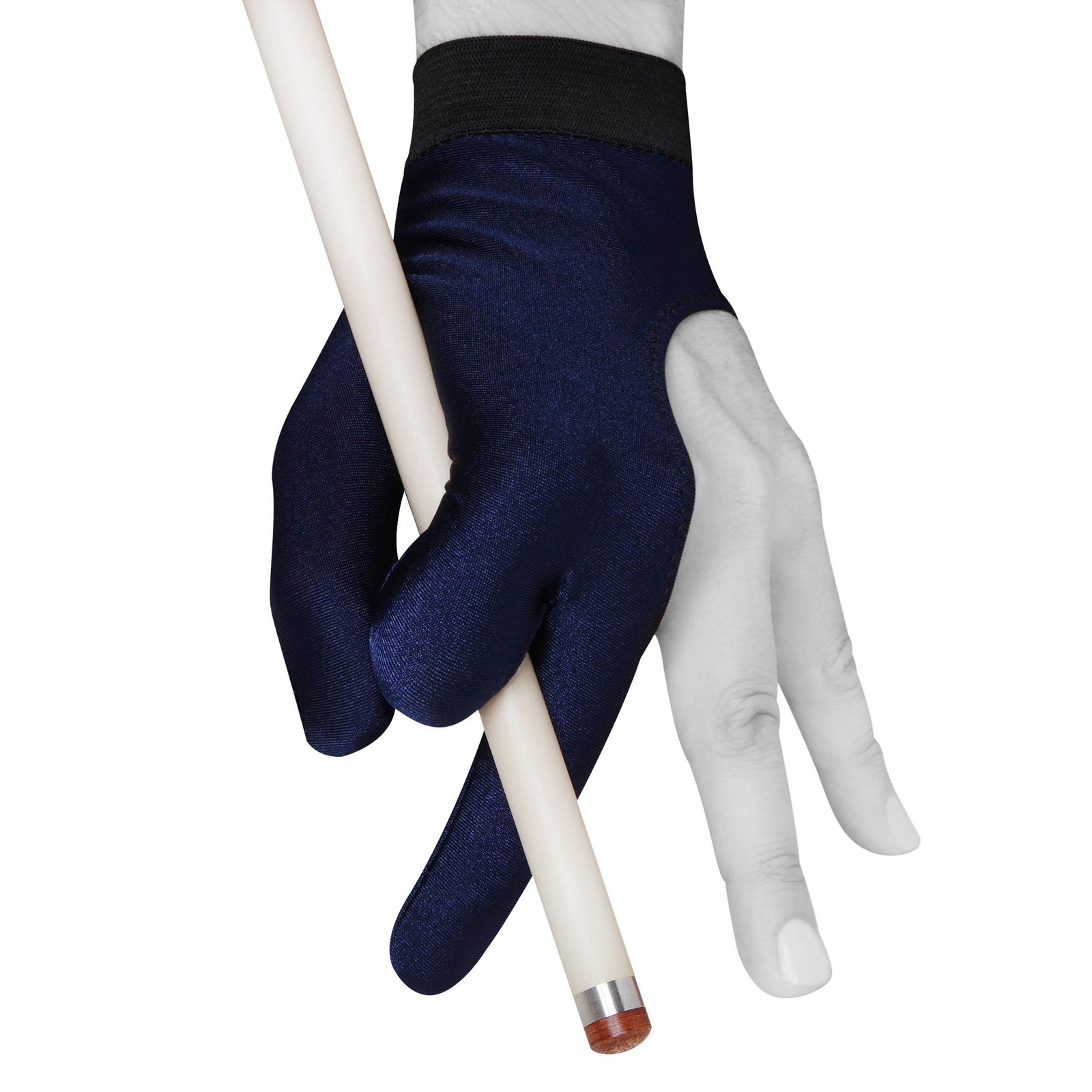 Billiard Pool Cue Glove - Classic - for Left Hand - Blue (Medium/Large)
