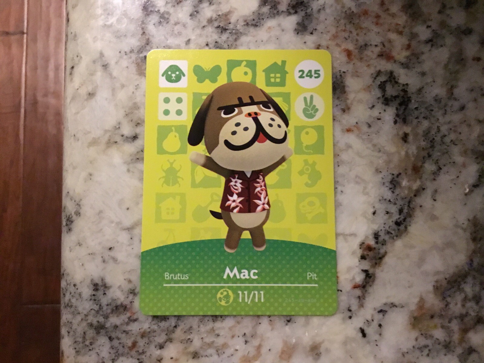 MAC #245 Animal Crossing Amiibo Authentic Nintendo Mint Card From Series 3