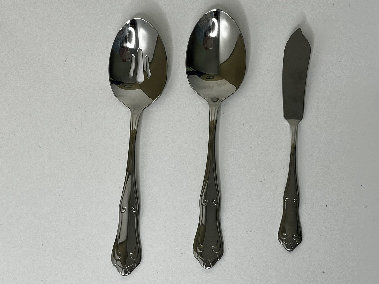 3 Piece Stainless Steel 18/10 Accessory Serving Silverware Set USA