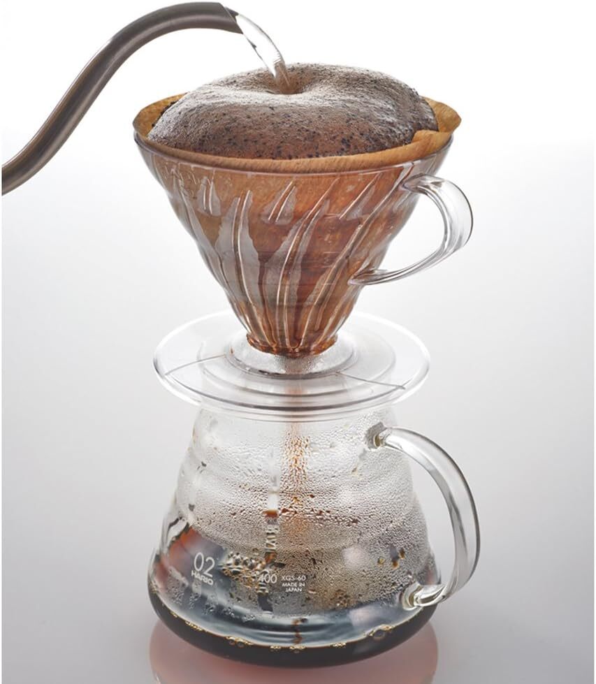 Hario V60 Plastic Coffee Dripper, Size 01, Clear