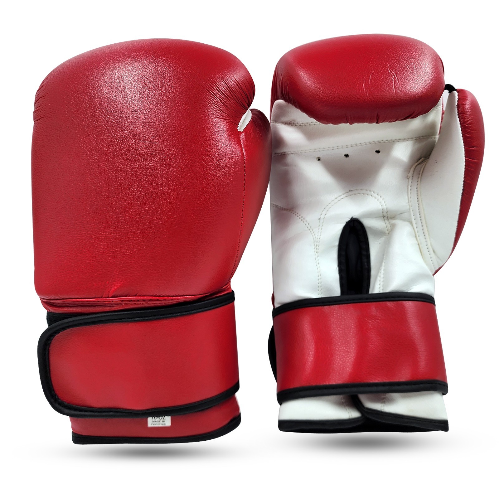 Premium Red Vinyl Boxing Gloves Training Sparring Punching Bag Kickboxing MMA