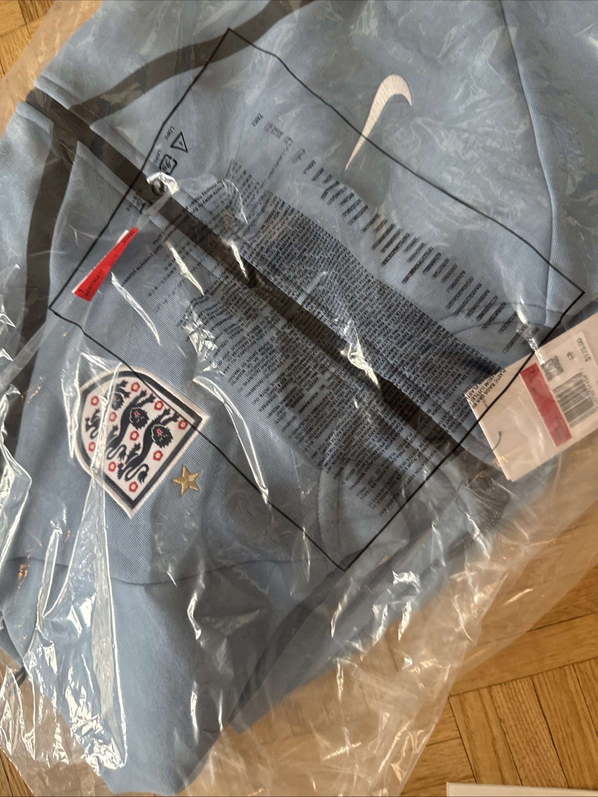 Nike England World Cup Tech Fleece Full Zip Hoodie Men’s XXL Blue