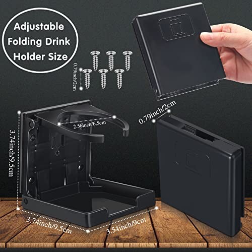 Boat Cup Holder Folding Cup Holder Adjustable Drink Holder with Screws Wall