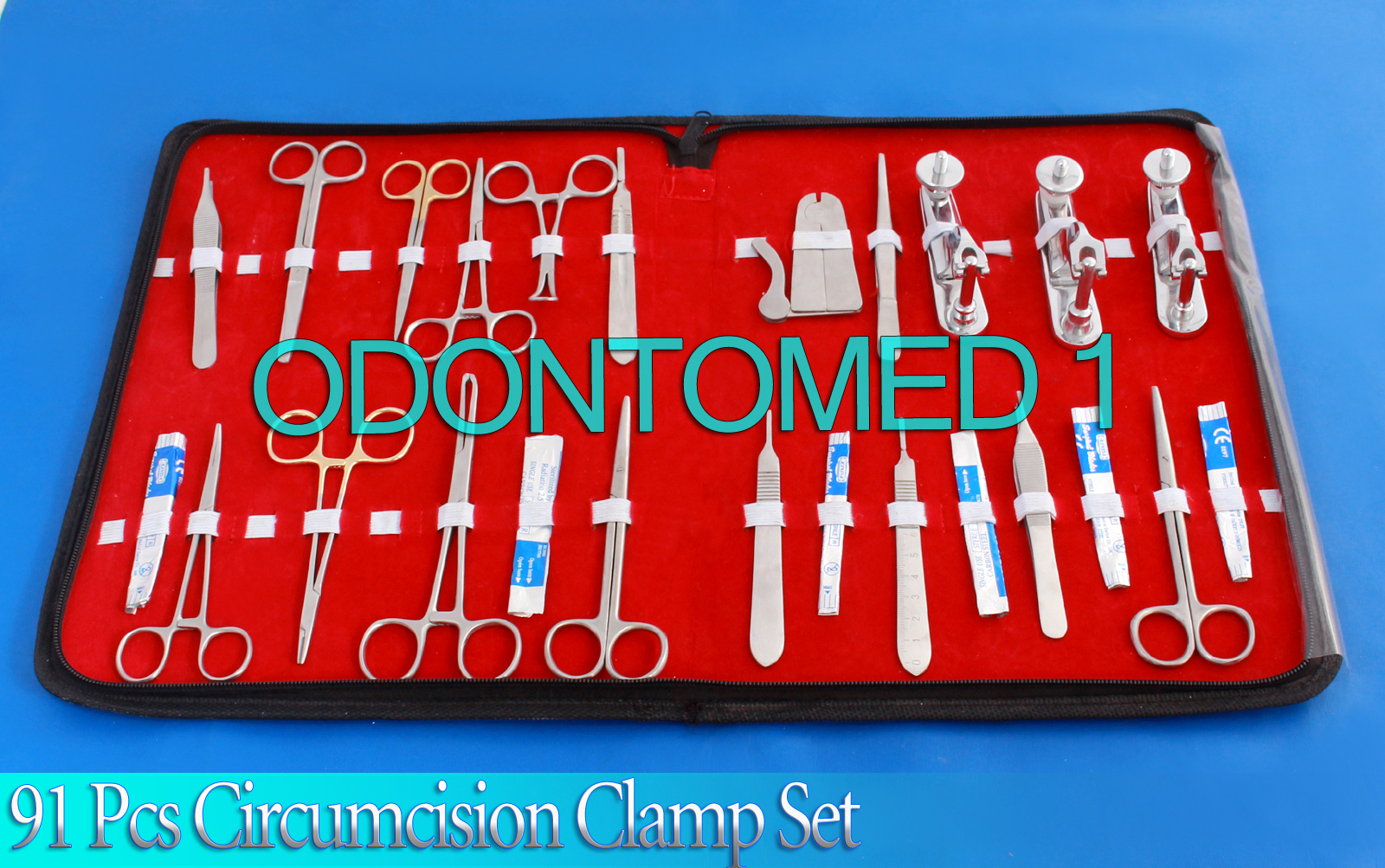 Set of 91 Pcs Circumcision Clamp Set Instruments Surgical Urology Surgery kit