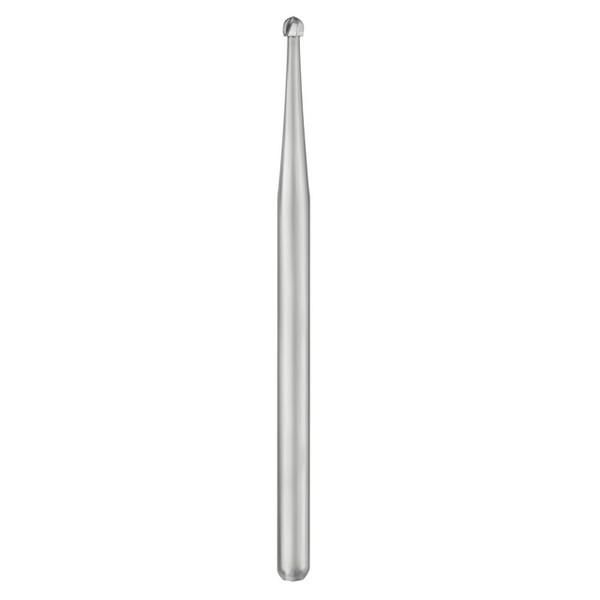 SS White HP #2 round carbide bur for slow speed straight nose cone, pack of 10