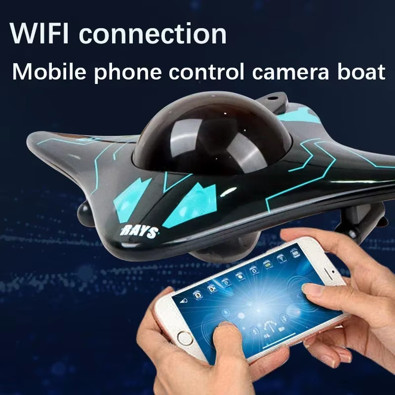 6Ch RC Submarine with Camera - WiFi FPV Underwater Remote Control Boat