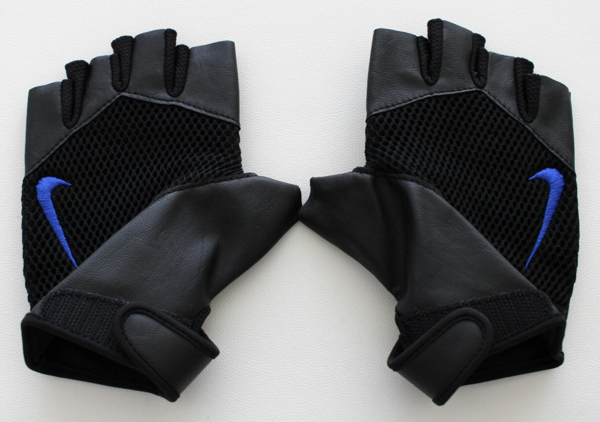 Nike Pro Lift Training Gloves Men's XS Black/Game Royal