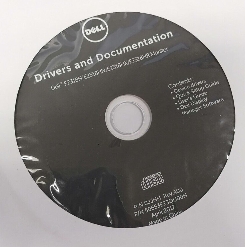 Dell Drivers And Documentation For Dell E2318H Monitor