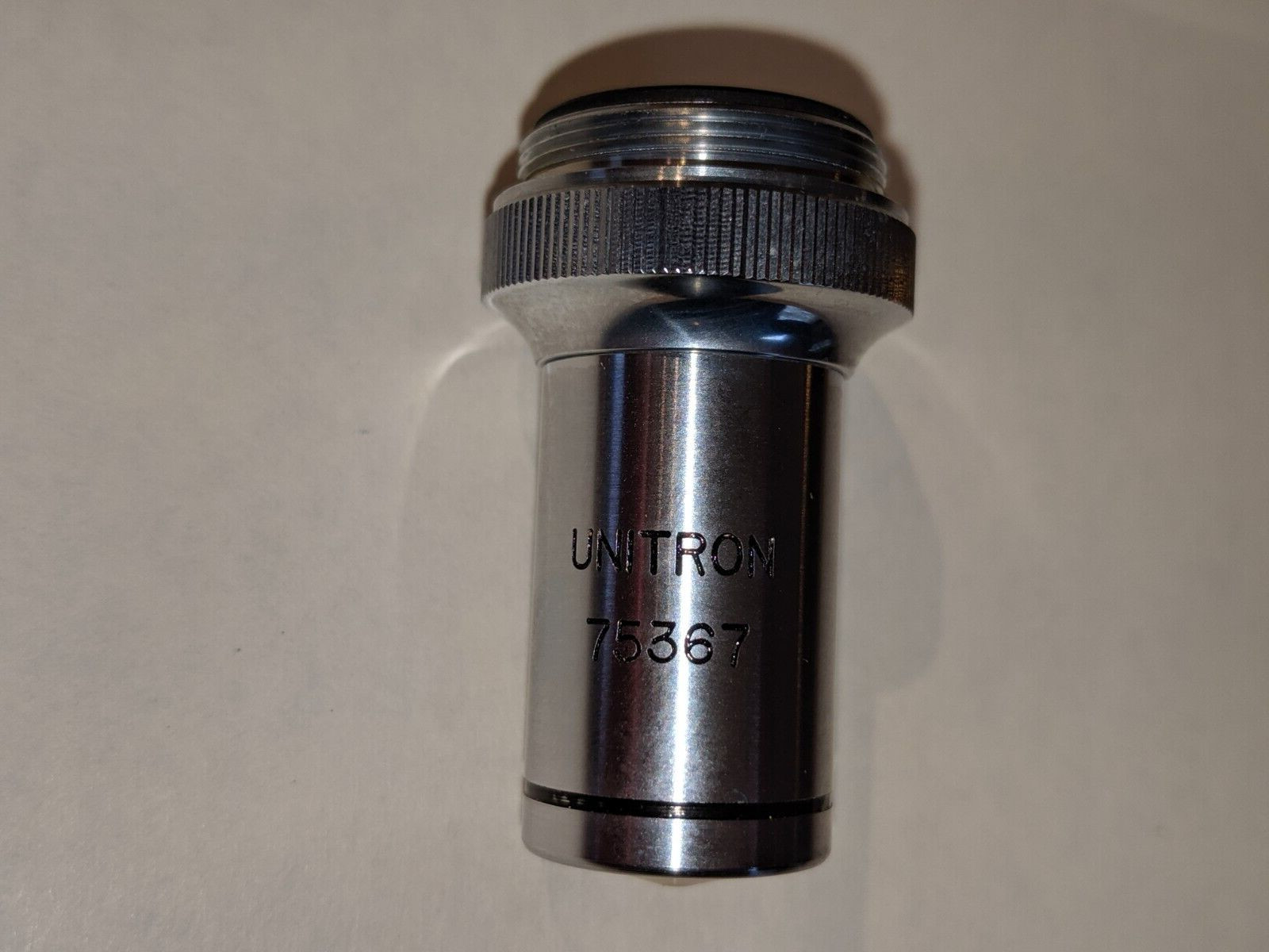 Vintage Microscope Objective Unitron coated oil 100x N.A.1.25 #B