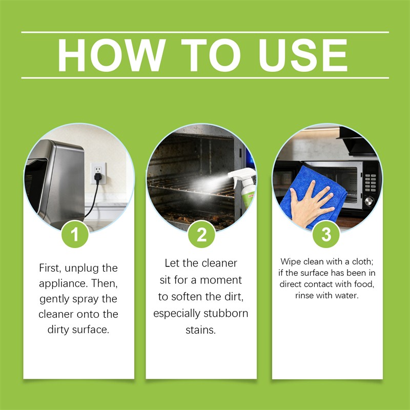 2 PCS Electrolyzed Ion Kitchen Cleaner Spray, Cleanse Kitchen Appliance Cleaner