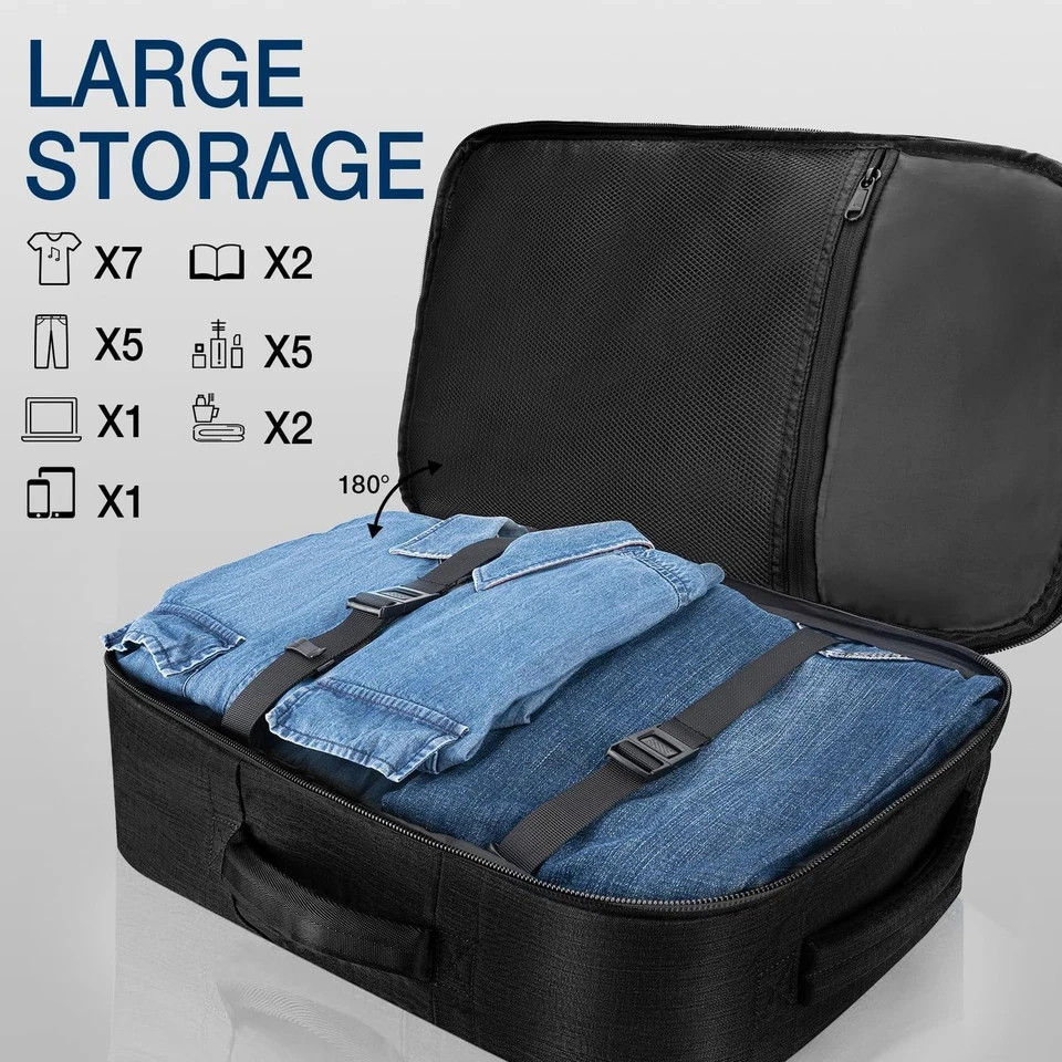 Dinictis Travel Backpack Carry on Flight Approved, Backpack Suitcase for Trav...