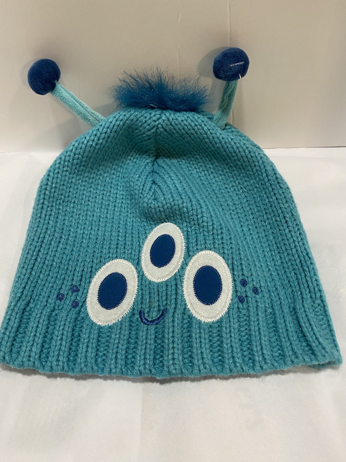 Hallmarks Children’s Monster Hat in sz 3+ Turquoise Blue