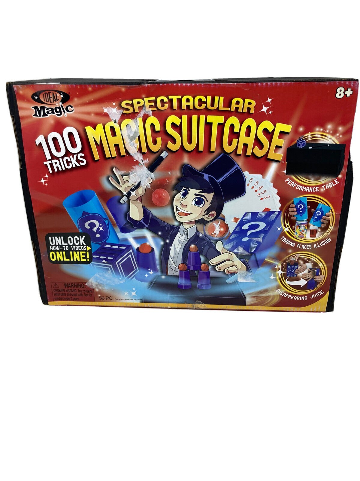 Ideal 100-Trick Spectacular Magic Show Suitcase