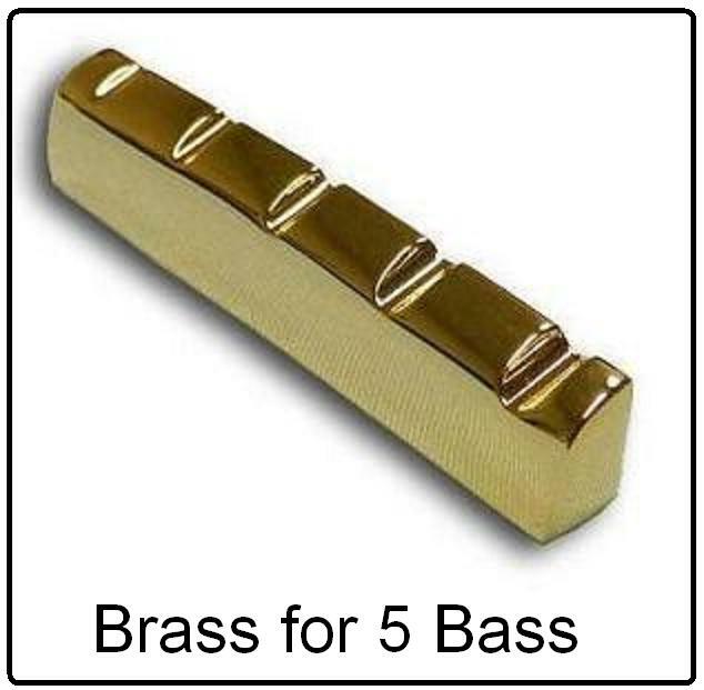 AxeMasters Slotted Brass Nut made for SPECTOR NS-5 Series Bass Guitar