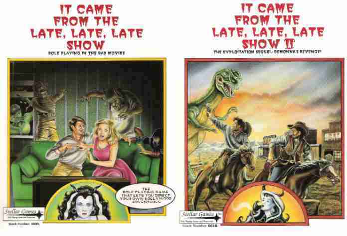 It Came From The Late Late Late Show I & II Role Playing in Bad Movies set *FS
