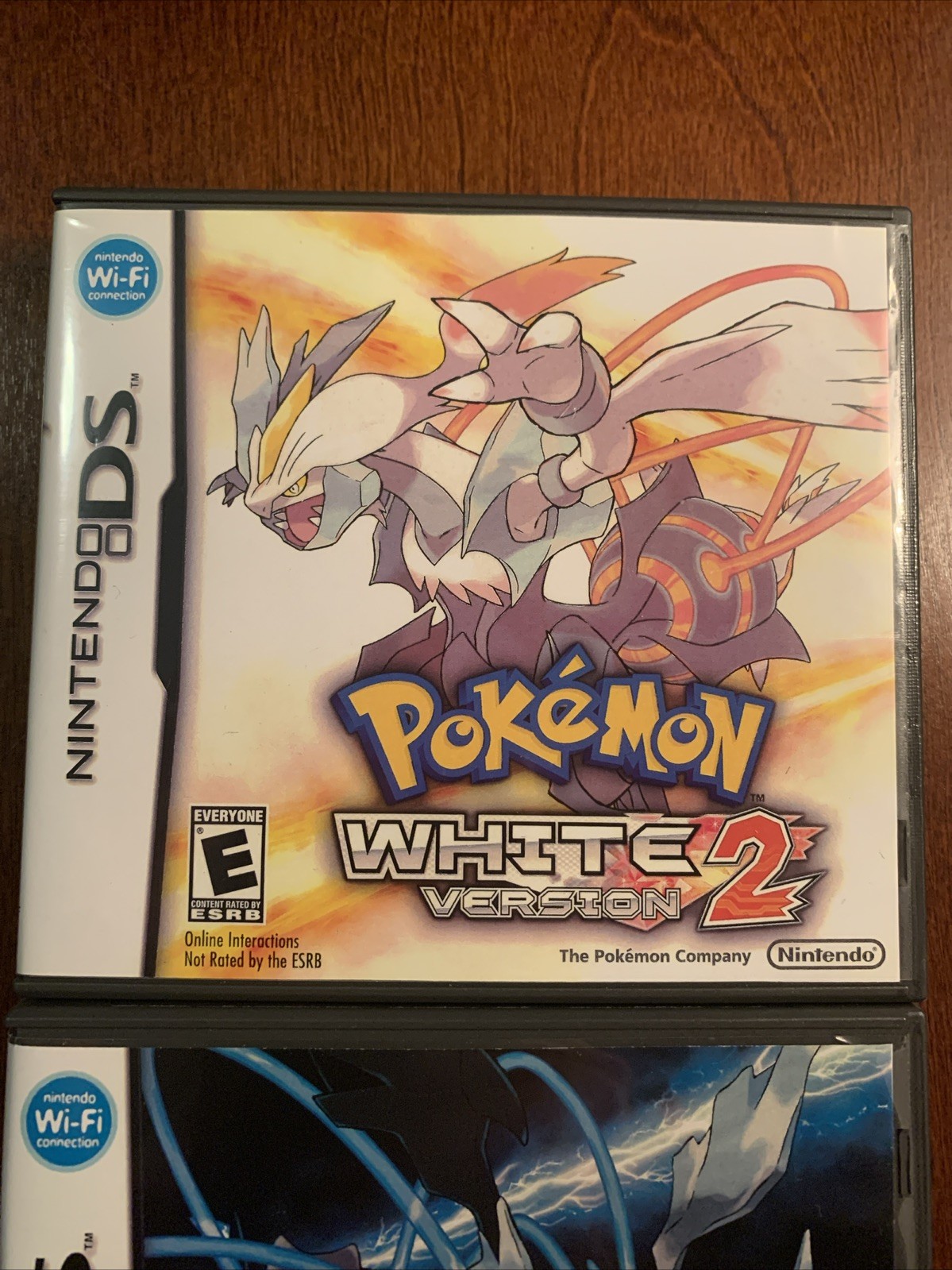 Pokemon White 2 + Black 2 Nintendo DS Replacement Cases Only NO GAMES - Bundle