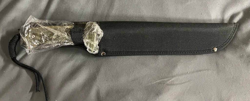 TAC ASSAULT TA-035CA/C Bowie Knife With Camo Handle