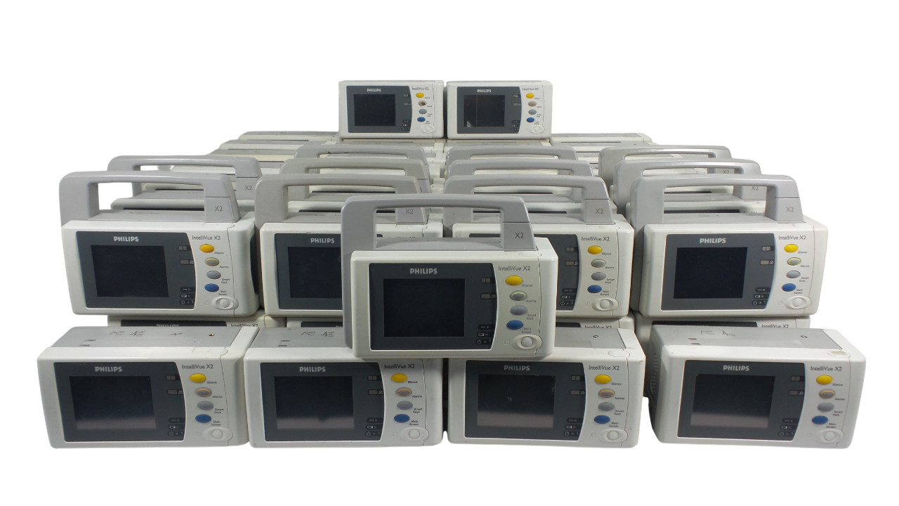 Lot of 63 Philips IntelliVue X2 Patient Monitor M3002A - Free Shipping