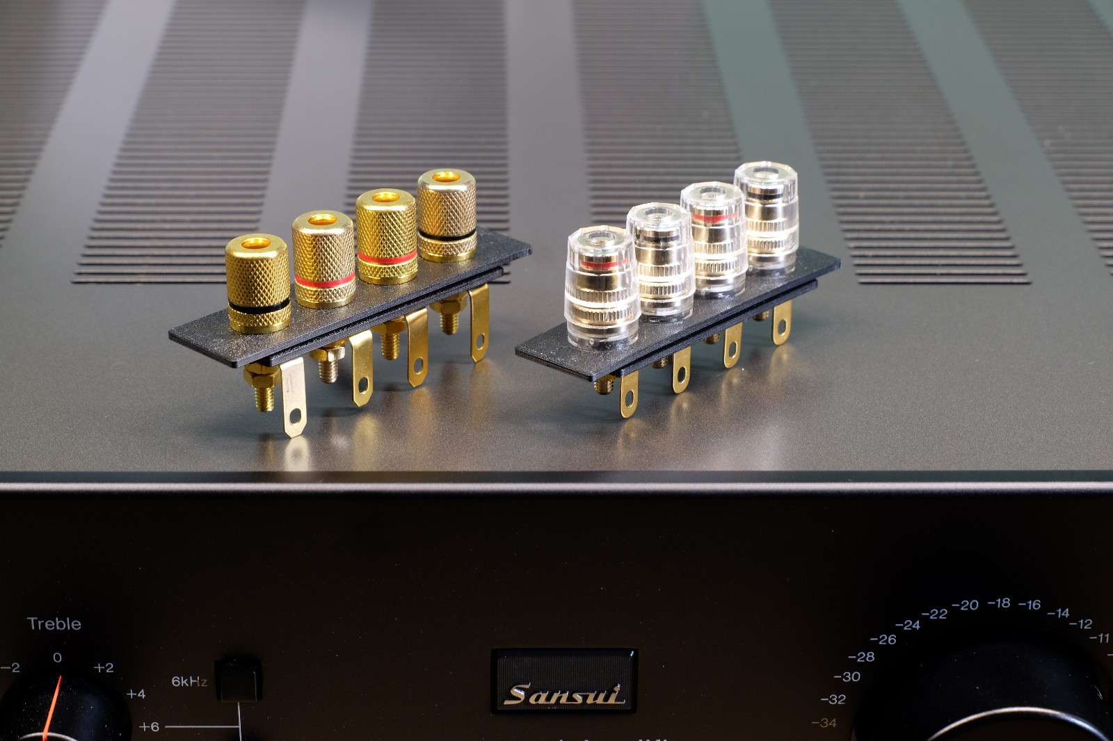 Sansui ECA-3 speaker terminal upgrade kit