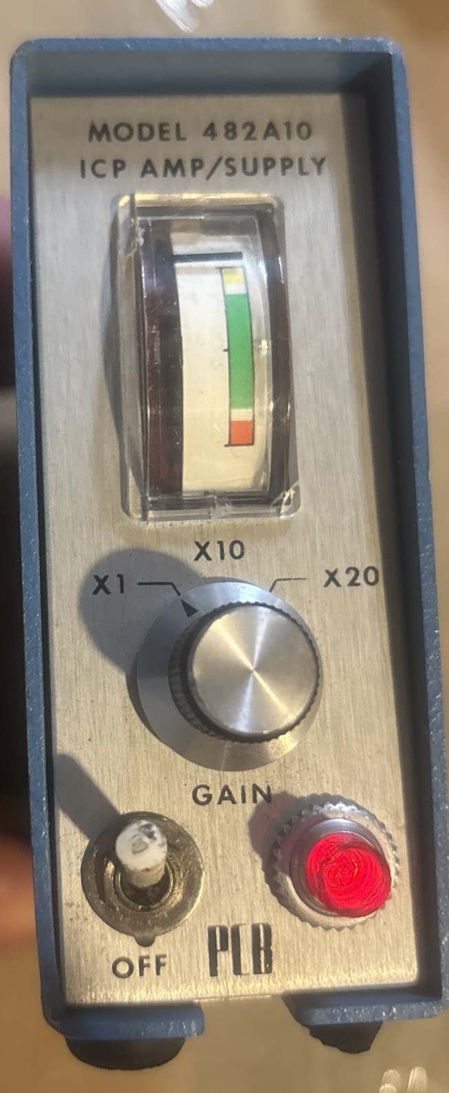 PCB Piezotronics 482A10 ICP Amp Supply Signal Conditioner - Power Tested
