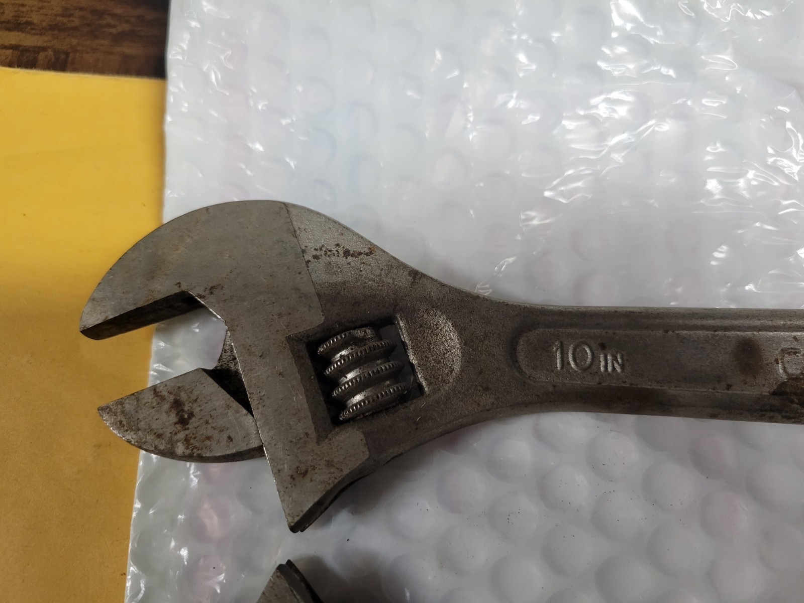 3 EA - 10 INCH CRAFTSMAN ADJUSTABLE WRENCHS 944604 NICE