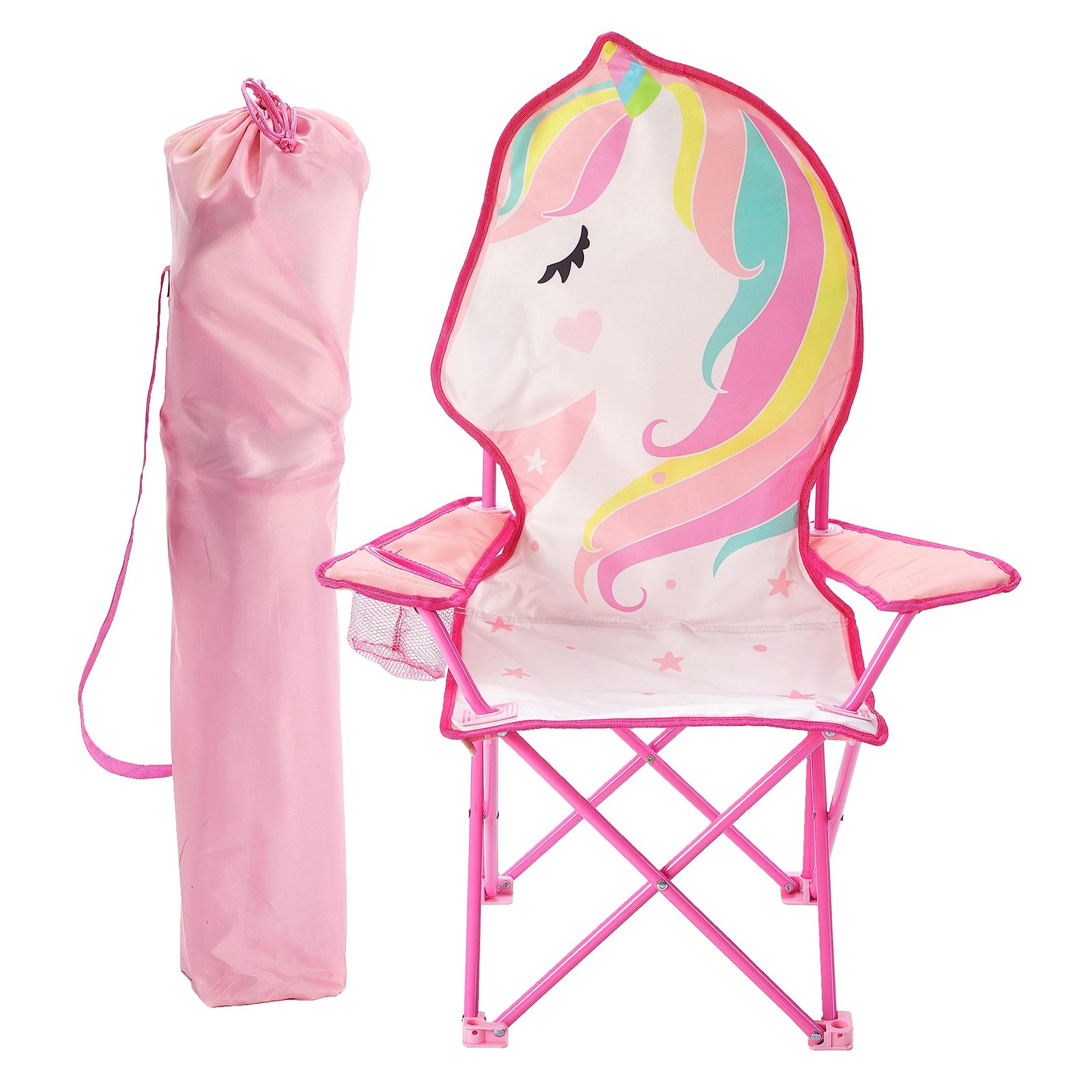 Heritage Unicorn Themed Figural Folding Camp Chair,Lightweight Portable Chair...