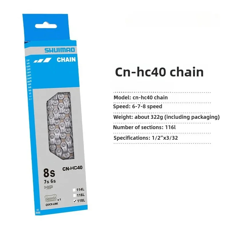 6/7/8/9/10/11 Speed Bicycle Chain 10v 11v 12v 116/126L MTB Mountain Bike Origina