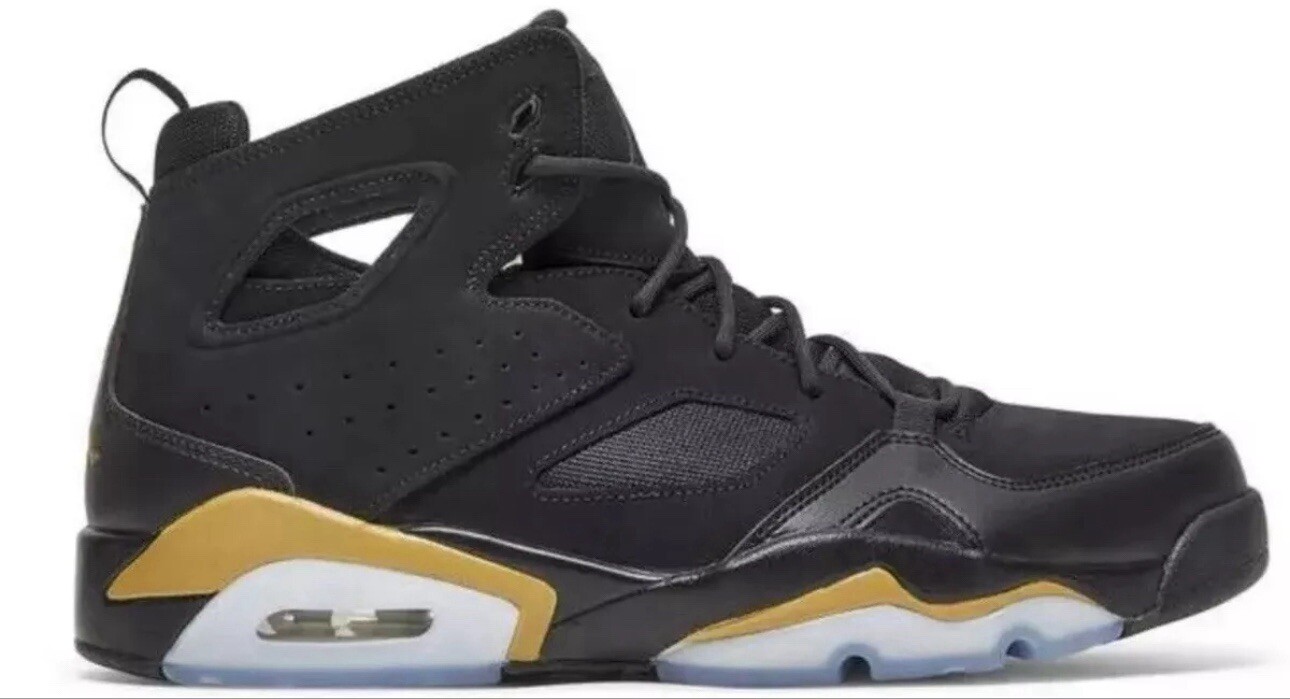 Nike Air Jordan Flight Club 91 Black Metallic Gold (2024) DC7329-007 Men New