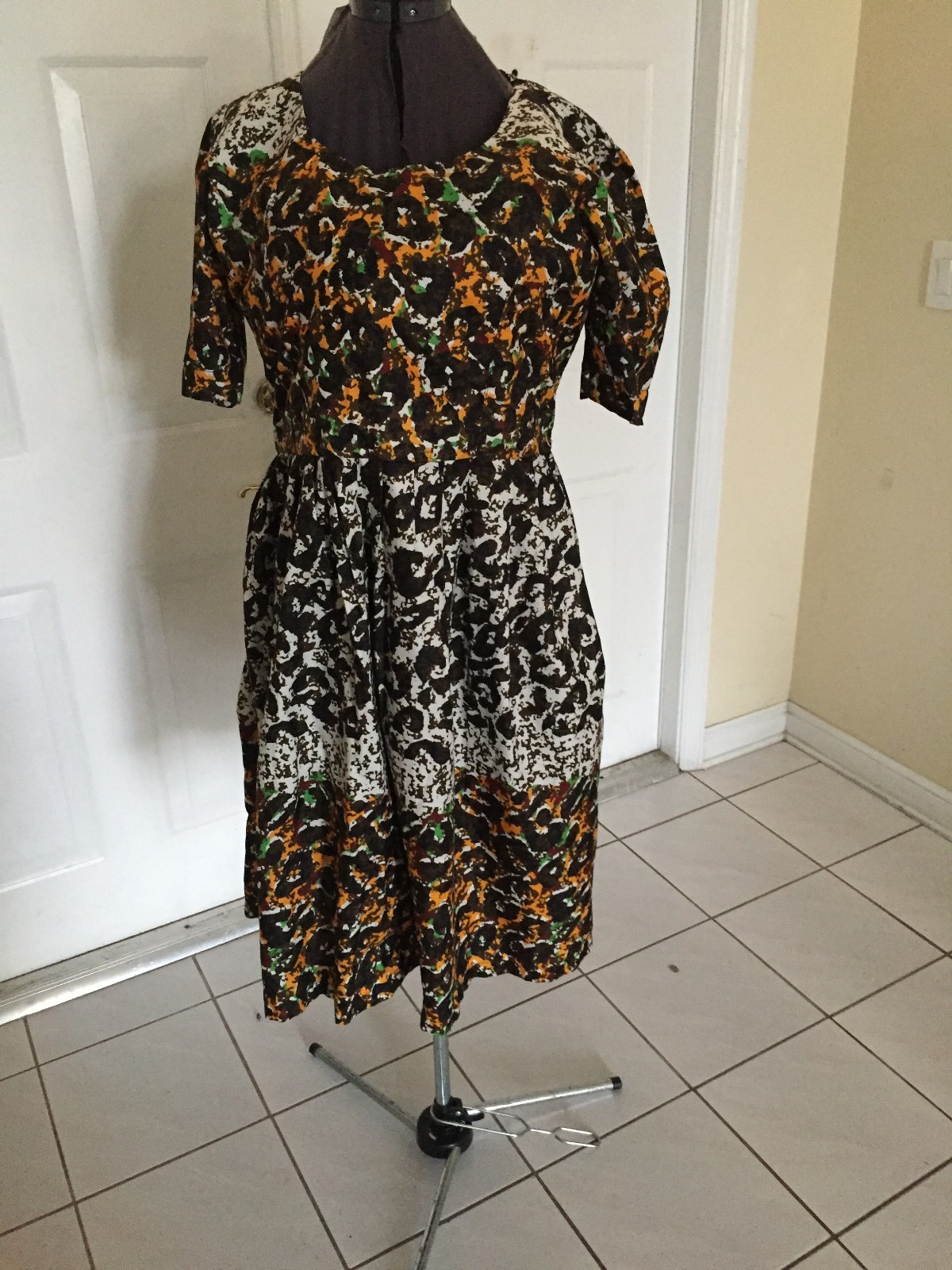 NIGERIAN AFRICAN WAX ANKARA DRESS ( CULTURAL& ETHNIC CLOTHING AFRICA )