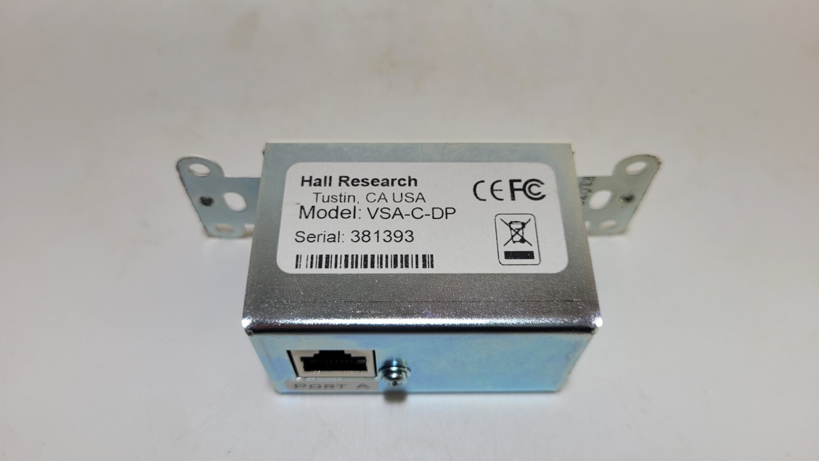 Hall Industries VSA-C-DP Composite + Audio Input Decora Plate for VSA System