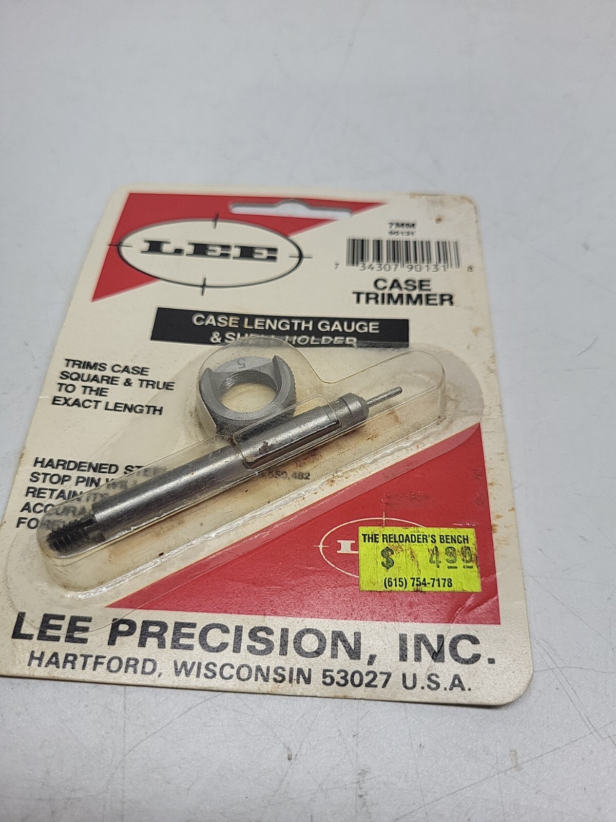 LEE 90131 7mm Remington Magnum Case Length Gauge Shell Holder