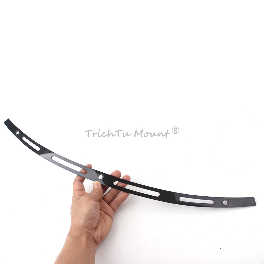 Black 4 Slot Fairing Windshield Trim for Harley Street Glide Special FLHXS 14-23
