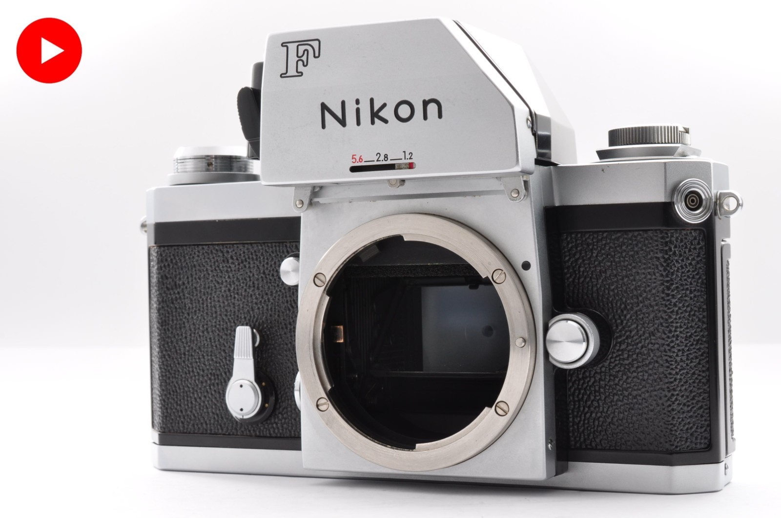 [AS-IS] Nikon F Photomic FTN Silver 35mm SLR Film Camera From Japan #8044