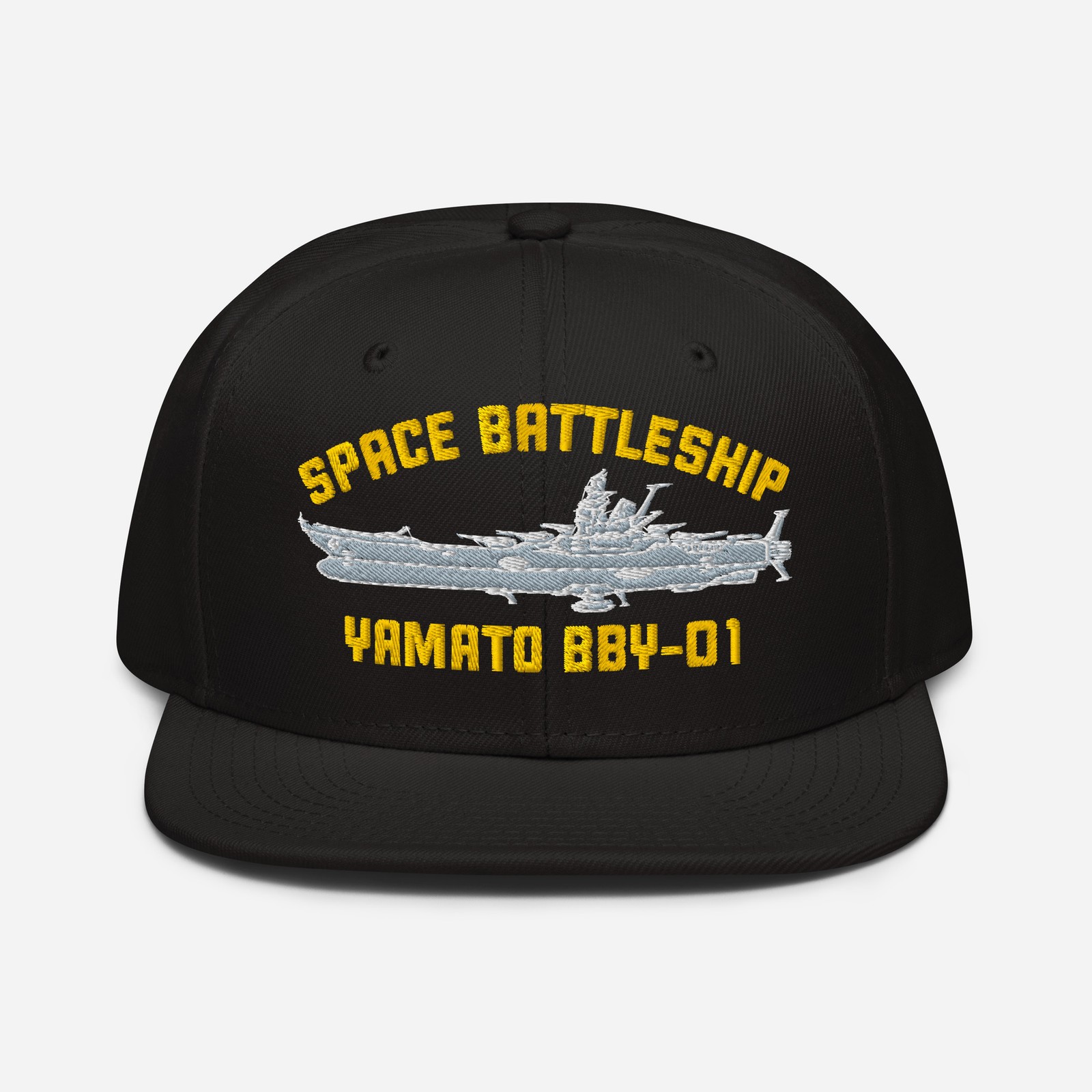 Space Battleship Yamato Navy Ship Snapback Hat Sci-fi Spaceship Embroidered Cap