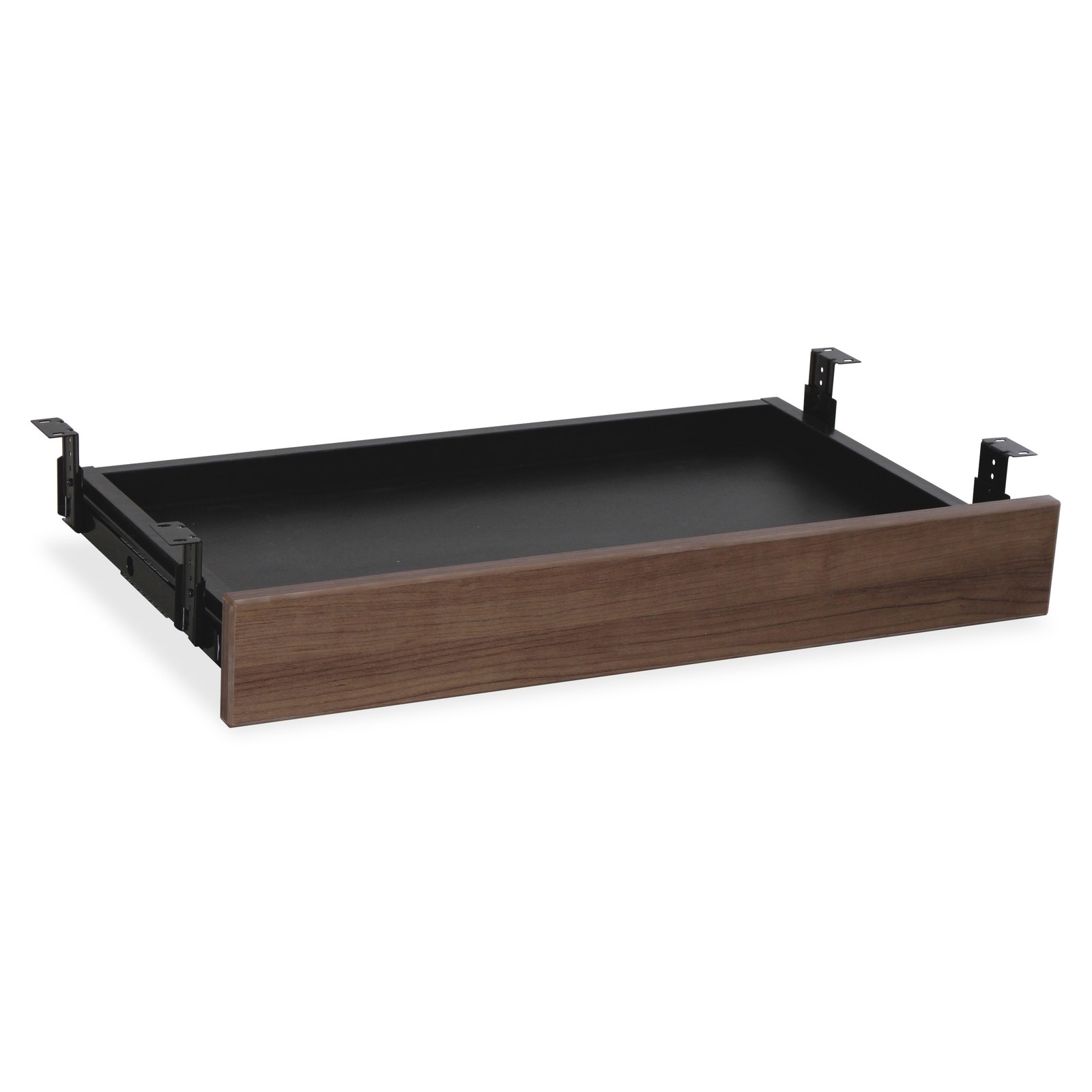 Lorell LLR69993 Walnut Laminate Center Drawer 15.4" W x 26" D