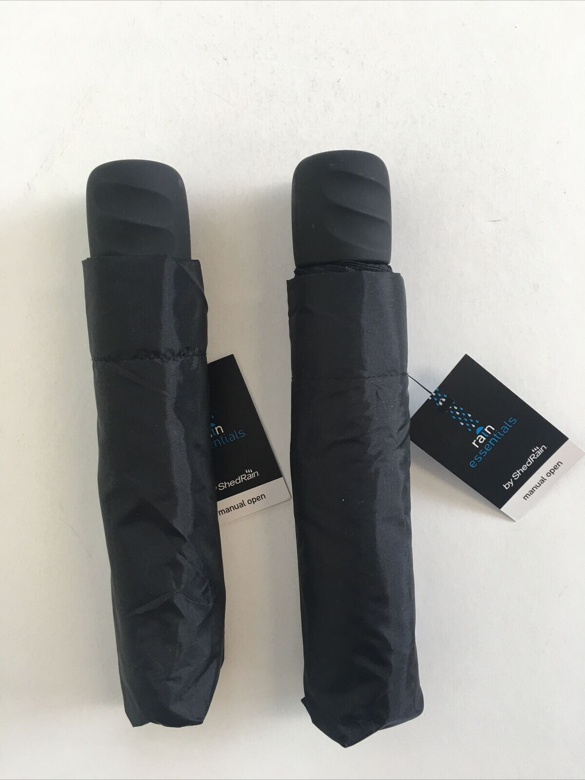 2 ShedRain Shed Rain Essentials Manual Open Umbrella Compact Black