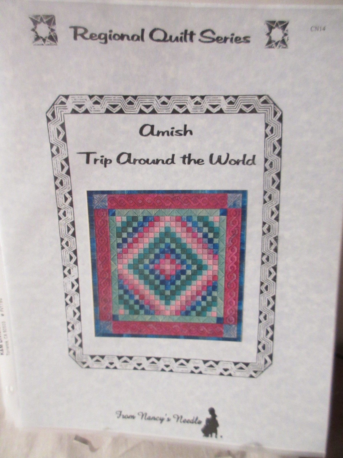 Nancy’s Needle AMISH TRIP AROUND THE WORLD Needlepoint/Ctd Thread Pattern CN14