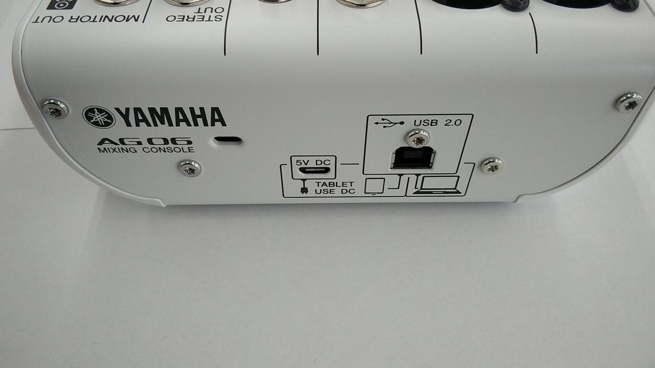 Yamaha AG06 Compact Analog Mixer USB Audio Interface 6-Channel New