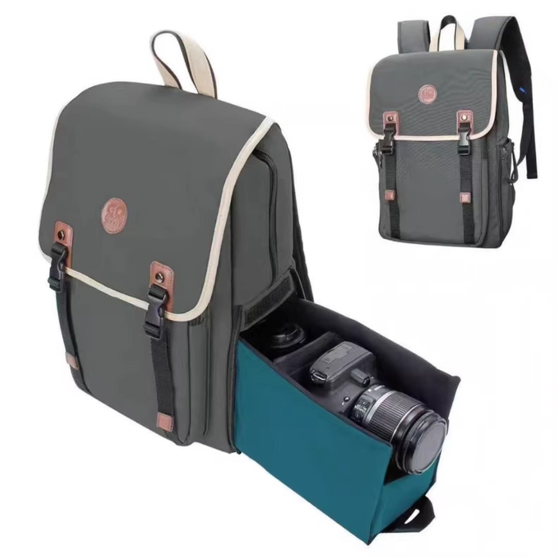 Luxury waterproof canvas camera bag For Canon GO Groove CBT XT30
