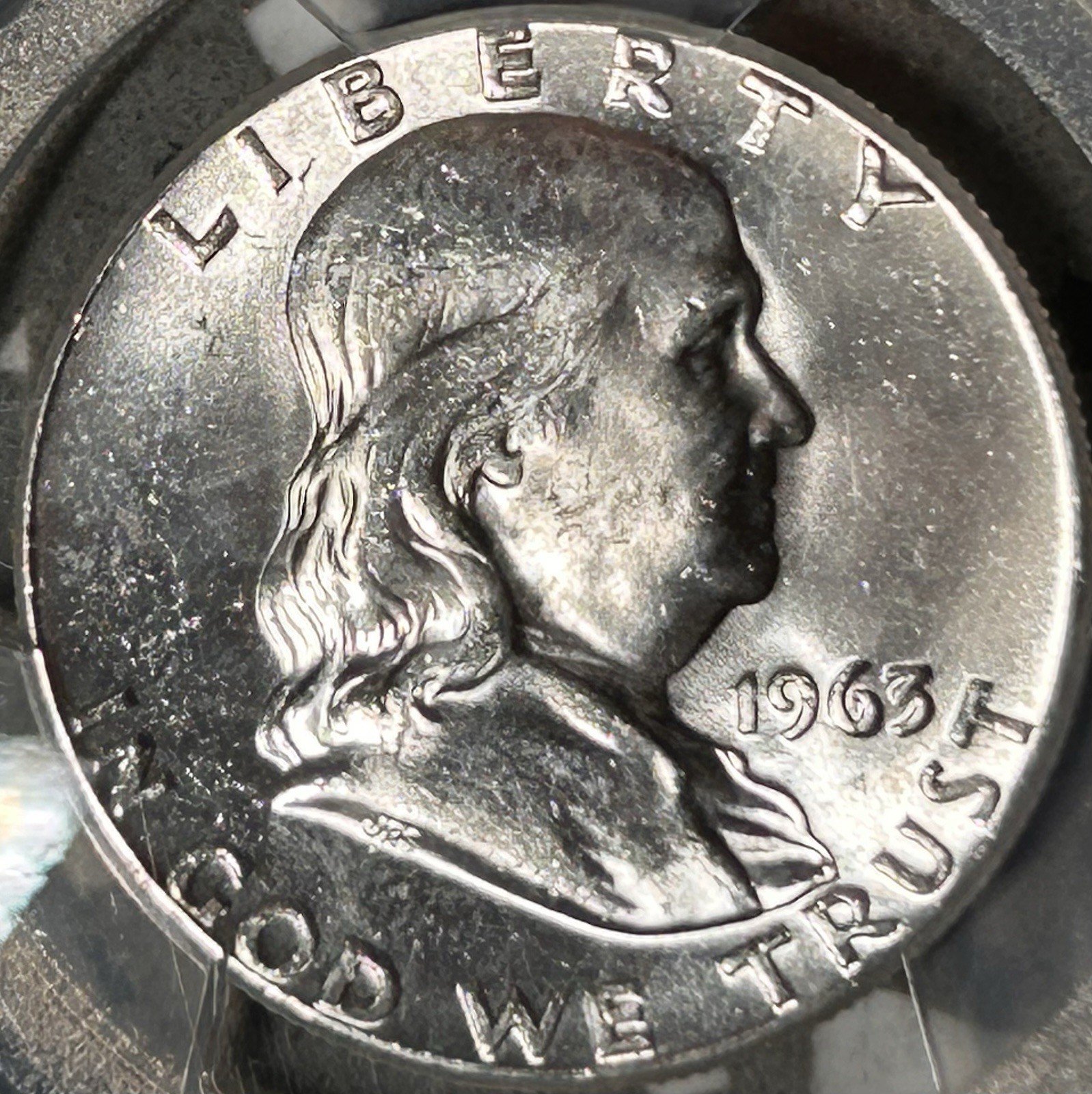 1963 Franklin Half Dollar PCGS MS64