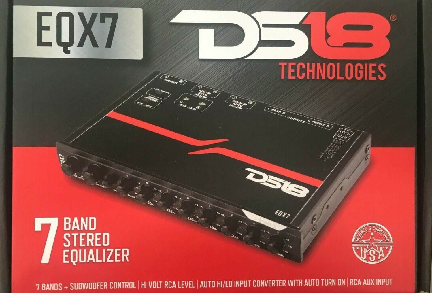 DS18 - EQX7 - Equalizer 7 Bands with Hi/Lo Line Selector