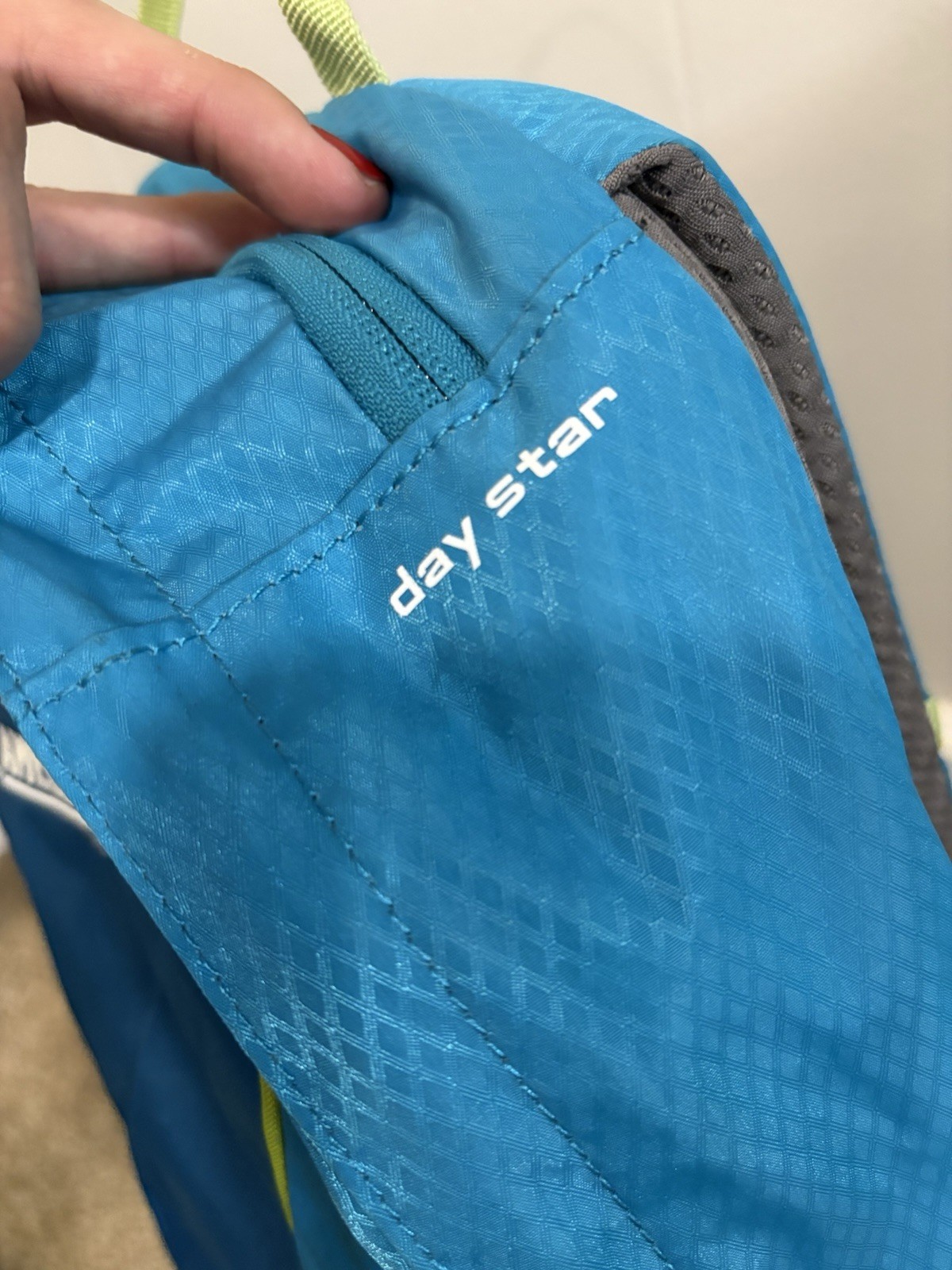 Camelbak Daystar Backpack Blue Gray Hiking Backpack-2 Compartments No Bladder