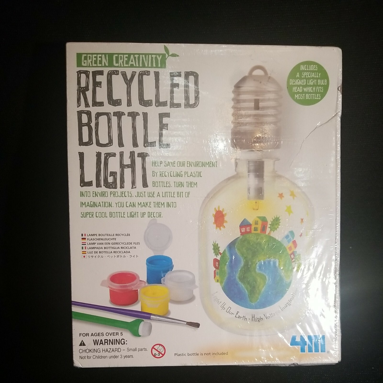 4M SCIENCE KIT (Green Creativity)  "Recycled Bottle Light"  Sealed - NEW