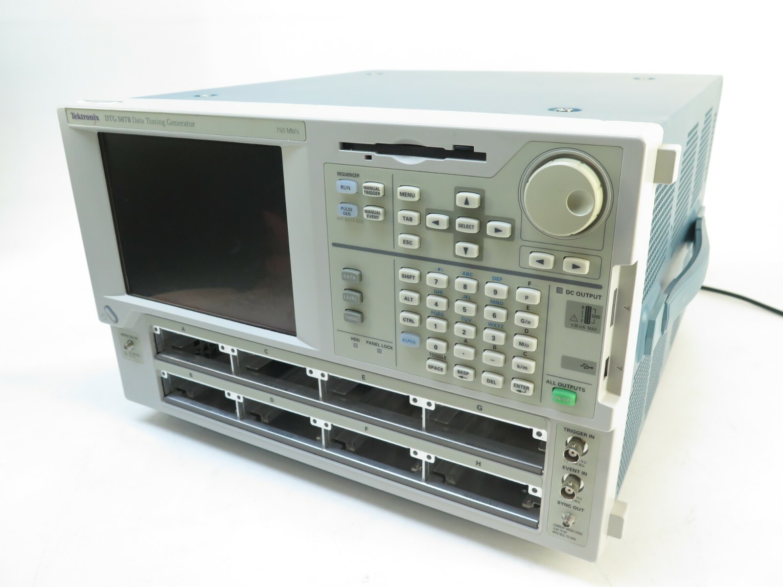 Tektronix DTG 5078 Data Timing Generator - 750Mb/s