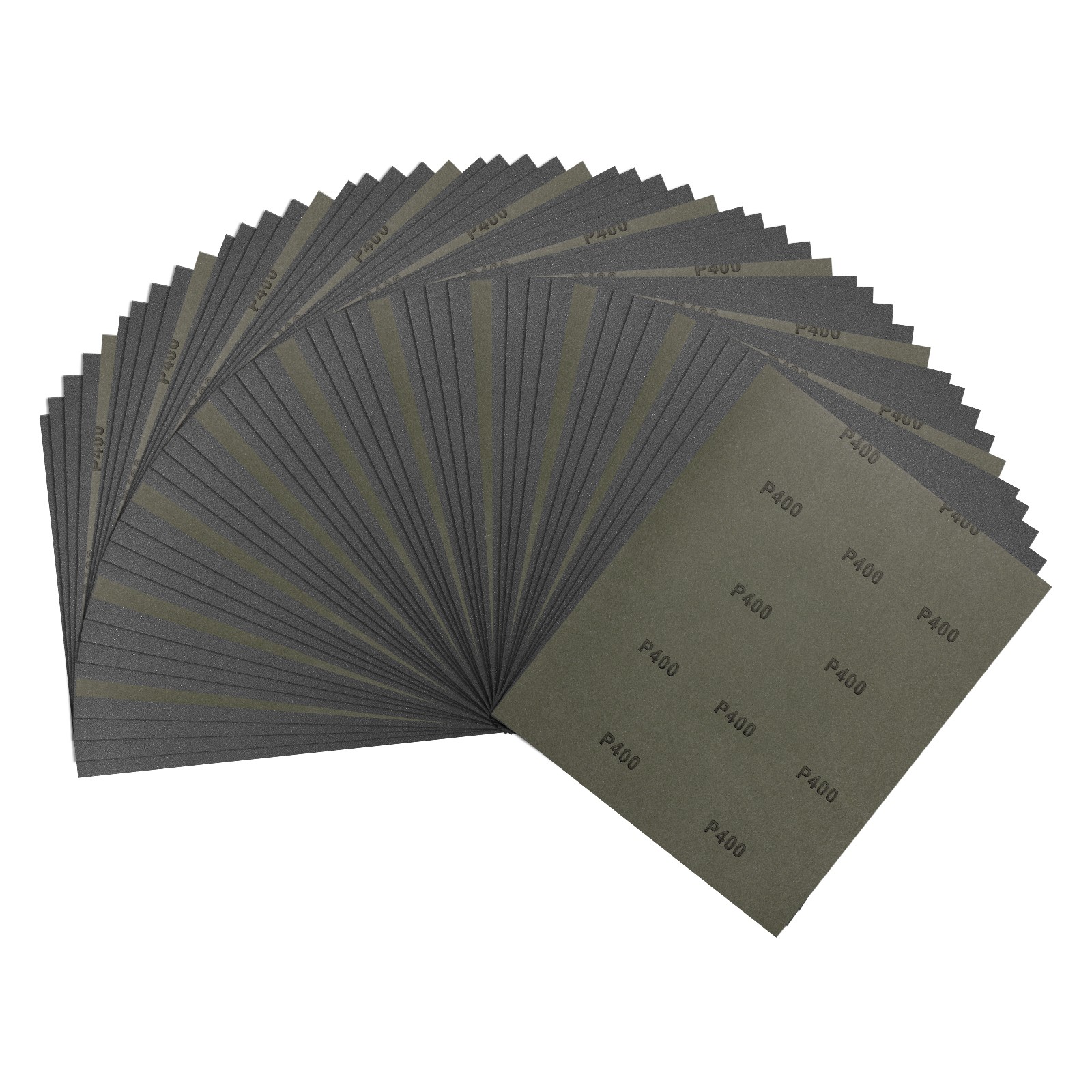 50pcs Sand Papers - [9 x 11 Inch x 400 Grits] Wet Dry Sandpaper Sheets