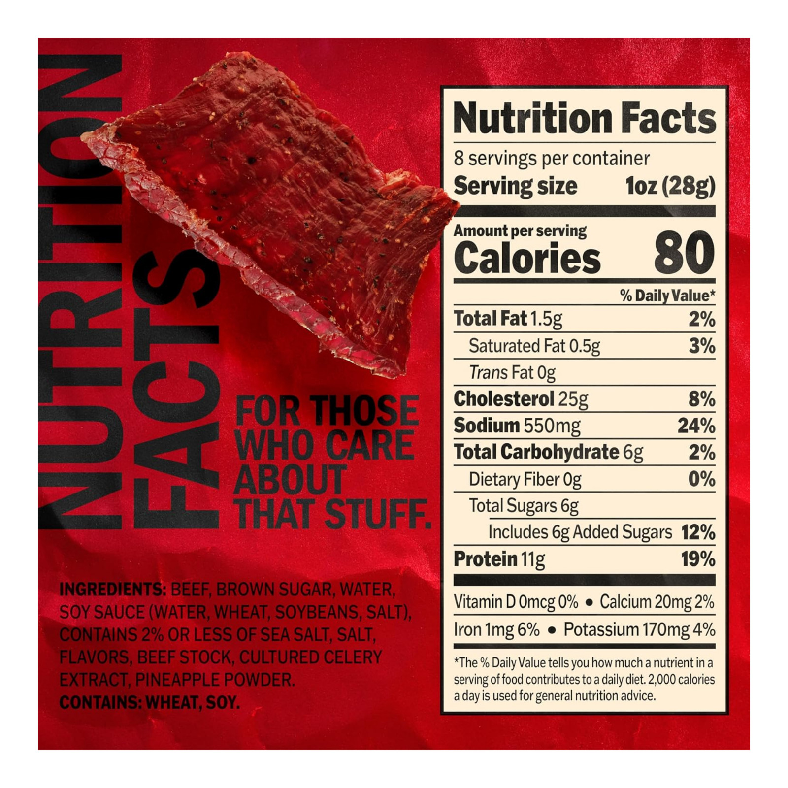 Jack Link's Beef Jerky, Half Pounder Large Jerky Bag, ( Select Your Flavor )