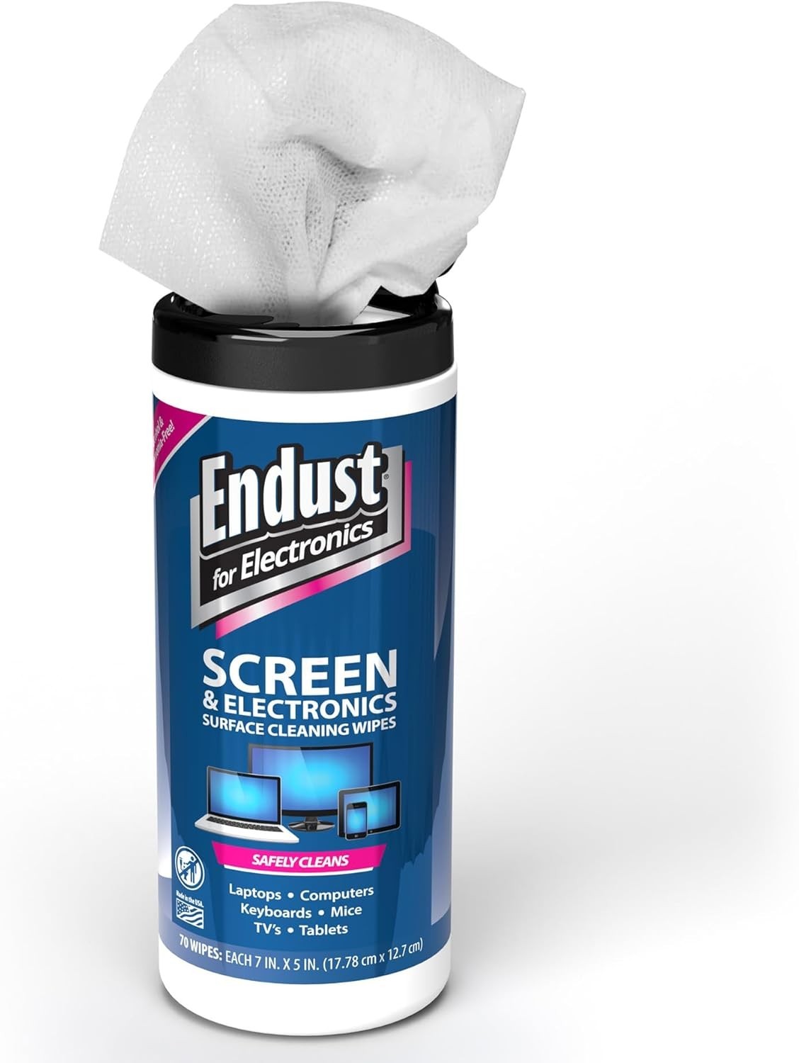 for Electronics; Screen & Surface Cleaning Wipes, Great LCD and Plasma Wipes,...