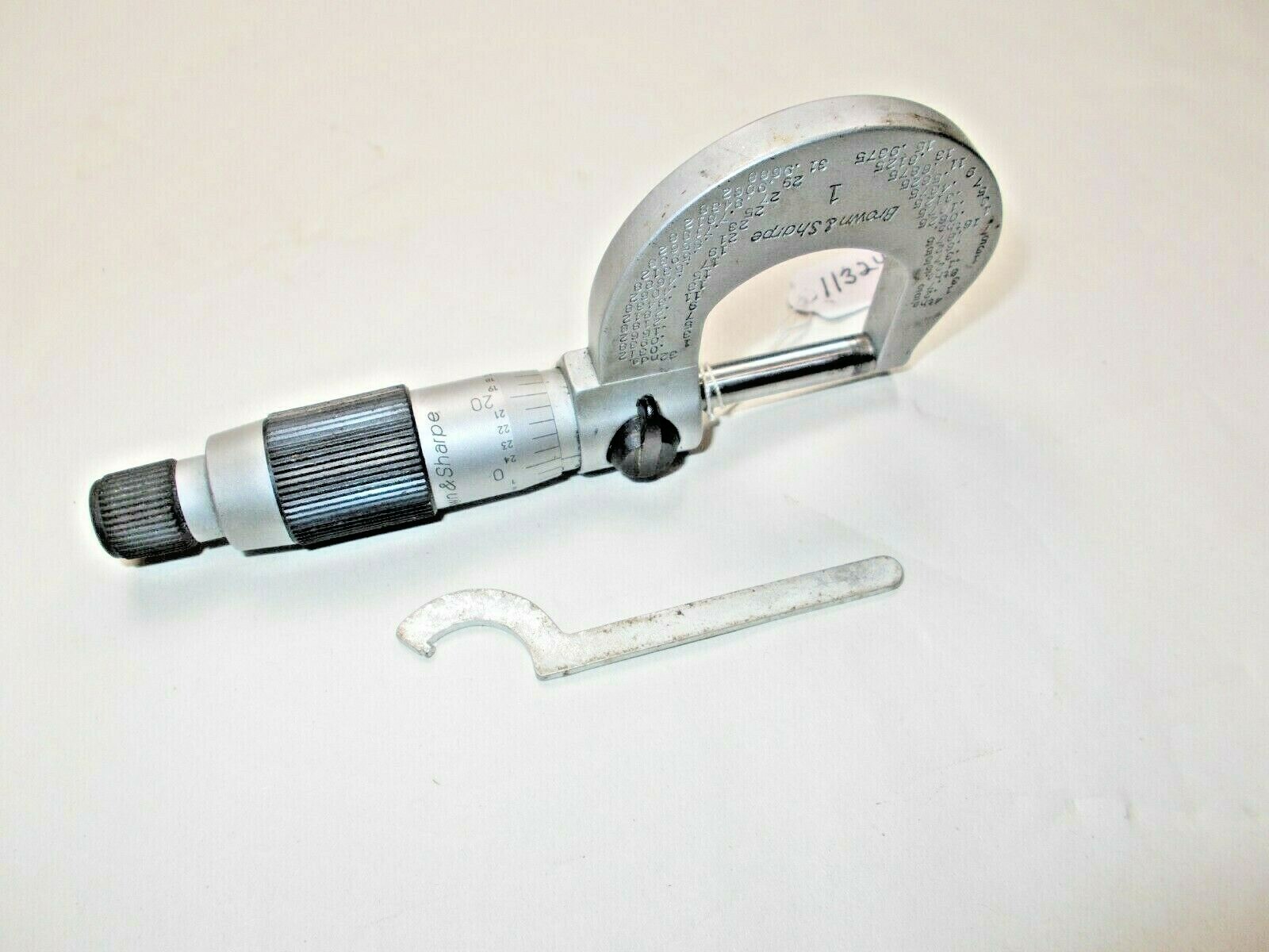 Brown & Sharpe No. 1 Machinist's / Toolmaker's 0 - 1" Micrometer